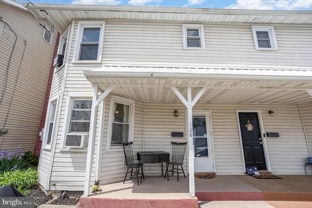 108 Fairfield St, Newville, PA 17241 - view of front of house with cooling unit and covered porch