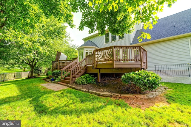 20932 Cox Mills Ct, Ashburn, VA 20147 - rear view of property featuring a wooden deck, roof with shingles, and stairs