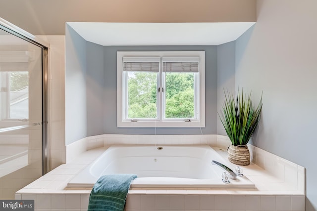 20932 Cox Mills Ct, Ashburn, VA 20147 - full bath with a garden tub and an enclosed shower