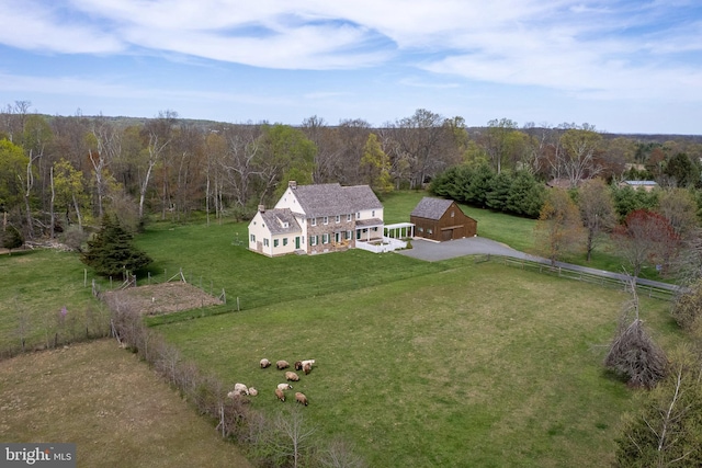 348 Rosemont Ringoes Rd, Stockton, NJ 08559 - view of subject property with a heavily wooded area