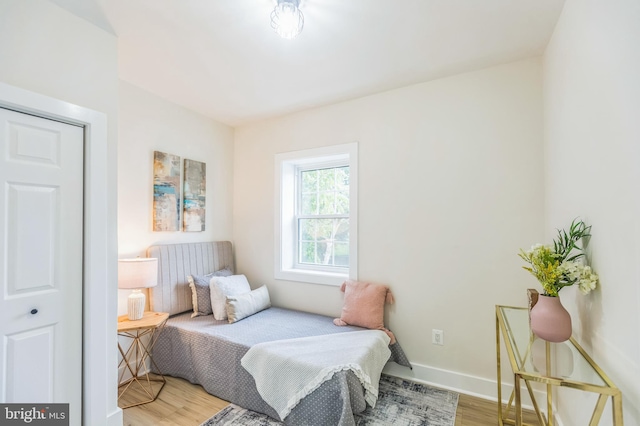 1129 8th St NE, Washington, DC 20002 - bedroom featuring light wood-style floors and baseboards