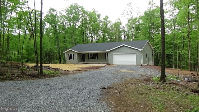 54 Hickory Ridge Rd, Newport, PA 17074 - ranch-style home featuring driveway, an attached garage, and a porch