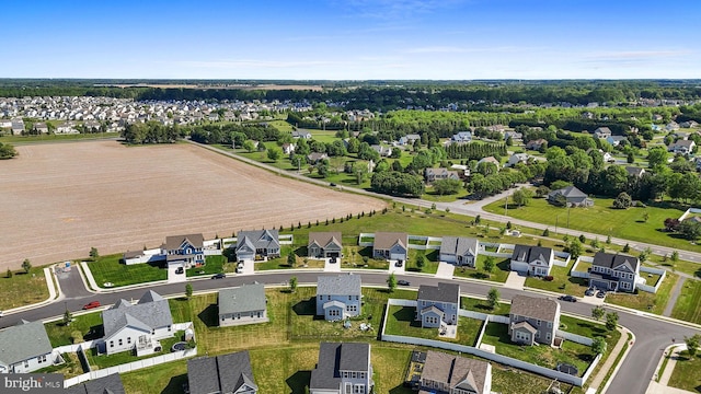 aerial overview of property's location featuring nearby suburban area