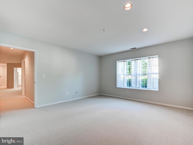 12111 Tullamore Ct Unit 101, Lutherville Timonium, MD 21093 - spare room with carpet, recessed lighting, and baseboards