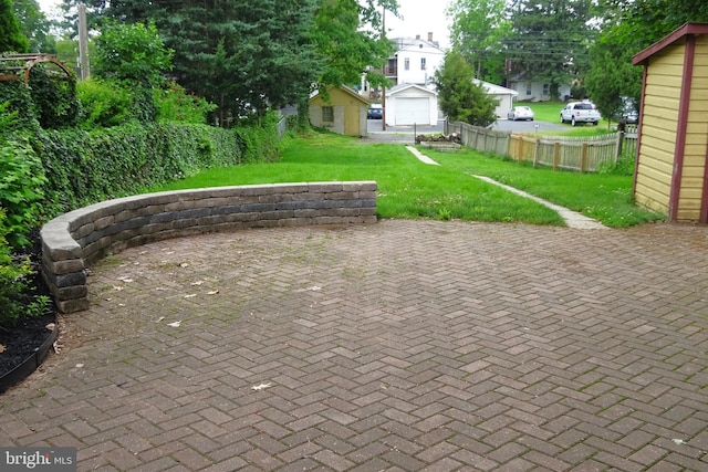 145 S Washington St, Greencastle, PA 17225 - view of patio featuring a residential view