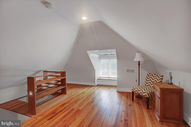 145 S Washington St, Greencastle, PA 17225 - bonus room featuring vaulted ceiling, light wood-style flooring, and baseboards