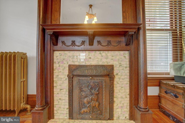 145 S Washington St, Greencastle, PA 17225 - detailed view of radiator heating unit