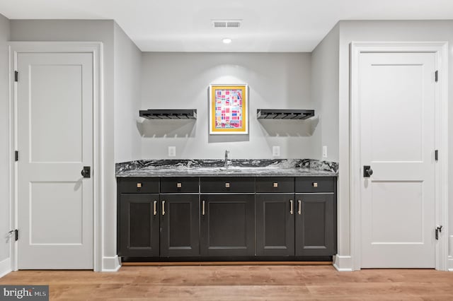13312 Drews Ln, Potomac, MD 20854 - indoor wet bar with light wood finished floors