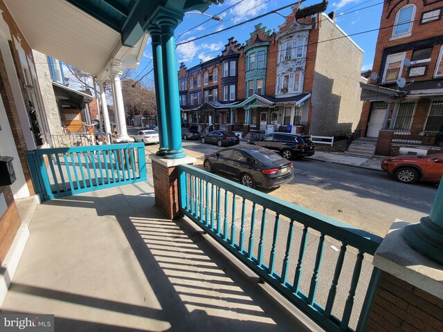 balcony with a porch