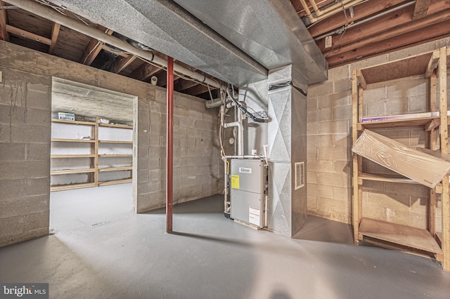 50 N Ave, Cedarville, NJ 08311 - unfinished below grade area featuring heating unit