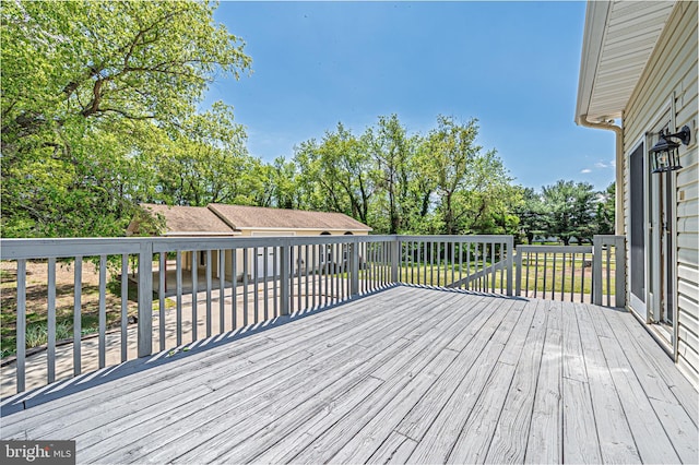 50 N Ave, Cedarville, NJ 08311 - wooden terrace featuring view of scattered trees