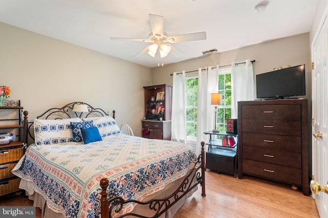 27 Avalon Rd, Pennington, NJ 08534 - bedroom featuring light wood-type flooring and ceiling fan