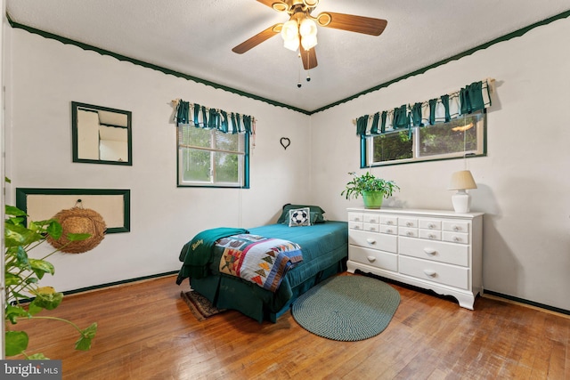 1517 Margaret St, Woodbridge, VA 22191 - bedroom featuring multiple windows, wood-type flooring, and baseboards