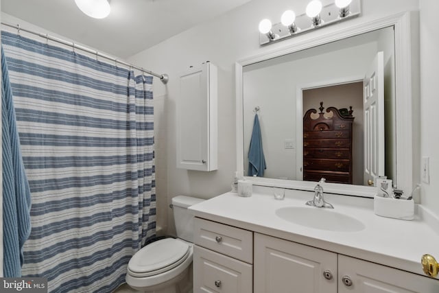 16 Lacosta Ct, Towson, MD 21204 - full bath featuring vanity, toilet, and curtained shower