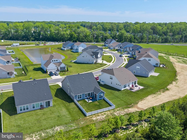 aerial perspective of suburban area