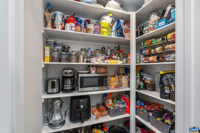 view of pantry