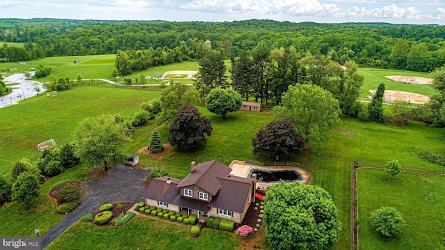 3019 Level Rd, Churchville, MD 21028 - overview of rural landscape featuring a heavily wooded area