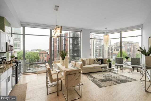 1414 Belmont St NW Unit 207, Washington, DC 20009 - sunroom with healthy amount of natural light and a city view
