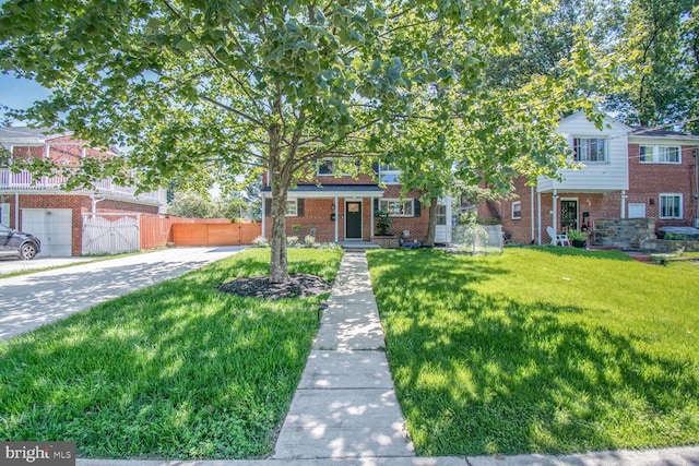 7603 Hammond Ave, Takoma Park, MD 20912 - townhome / multi-family property featuring brick siding and concrete driveway