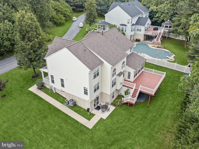 8484 Oak Run Way, Ellicott City, MD 21043 - view from above of property