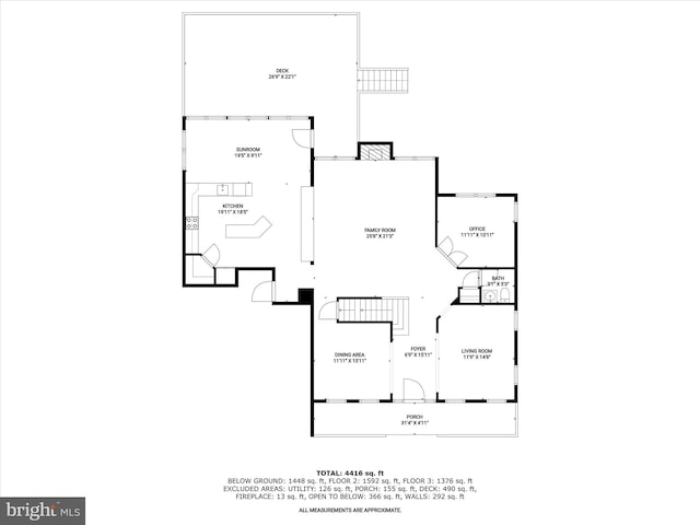 8484 Oak Run Way, Ellicott City, MD 21043 - home floor plan