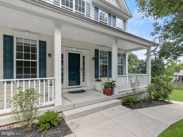 8484 Oak Run Way, Ellicott City, MD 21043 - entrance to property with covered porch