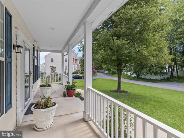 8484 Oak Run Way, Ellicott City, MD 21043 - view of porch
