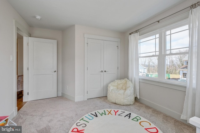 101 Eagle Dr, Broomall, PA 19008 - rec room featuring carpet and baseboards