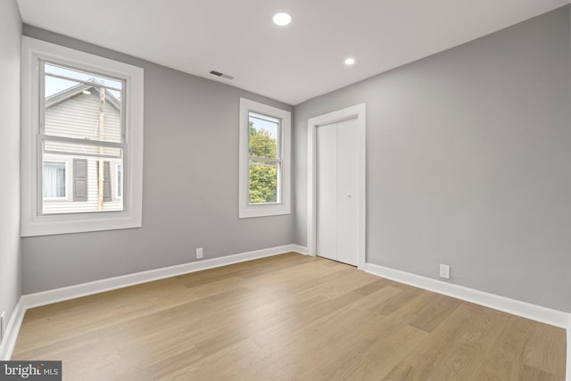 97 Church St, Thorofare, NJ 08086 - spare room with light wood-style flooring, baseboards, and recessed lighting