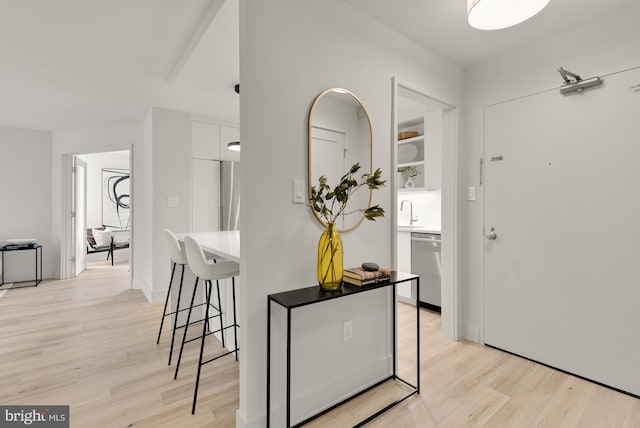 2939 Van Ness St NW Unit 424, Washington, DC 20008 - entrance foyer with light wood-style flooring
