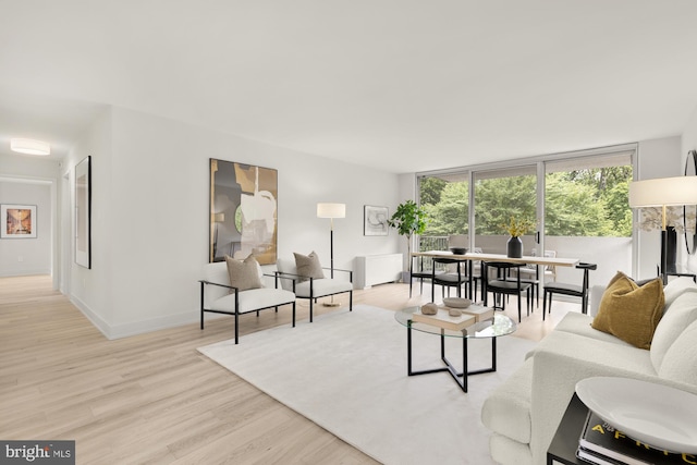 2939 Van Ness St NW Unit 424, Washington, DC 20008 - living area with light wood-style floors