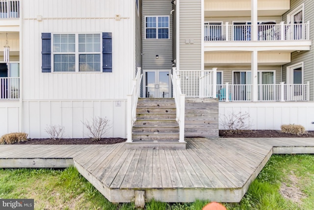 view of rear view of property