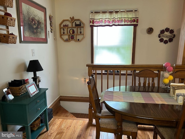 830 Western Ln, Front Royal, VA 22630 - dining area featuring light wood-type flooring and baseboards