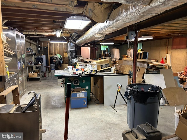 830 Western Ln, Front Royal, VA 22630 - unfinished basement with a workshop area