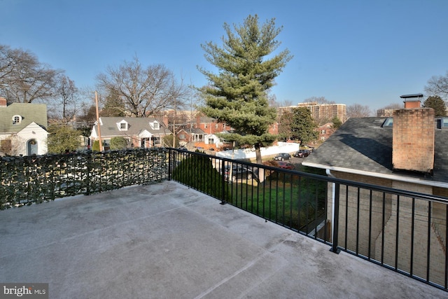 2626 12th St S Unit 1, Arlington, VA 22204 - view of patio / terrace with a residential view and a balcony
