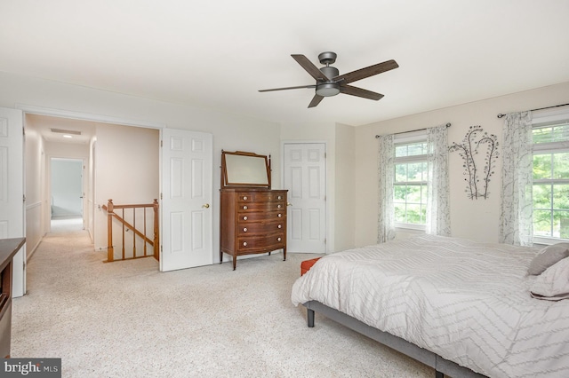 1015 E Macphail, Bel Air, MD 21015 - bedroom with ceiling fan and carpet