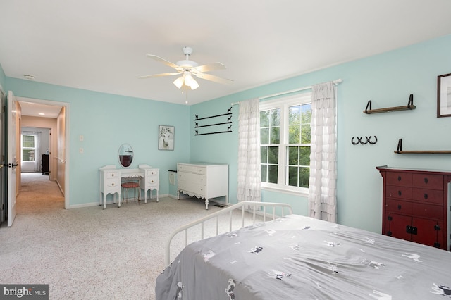 1015 E Macphail, Bel Air, MD 21015 - carpeted bedroom with a ceiling fan and baseboards