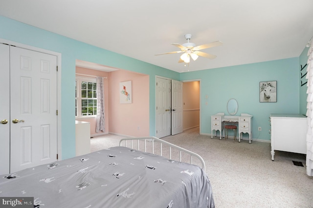 1015 E Macphail, Bel Air, MD 21015 - carpeted bedroom featuring baseboards and ceiling fan