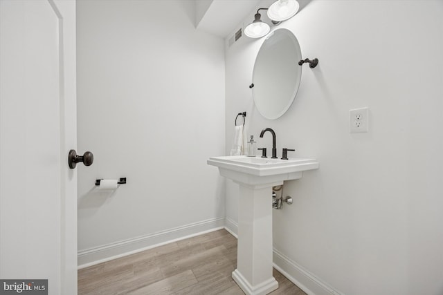 17 W Redman Ave, Haddonfield, NJ 08033 - bathroom featuring wood finished floors and baseboards