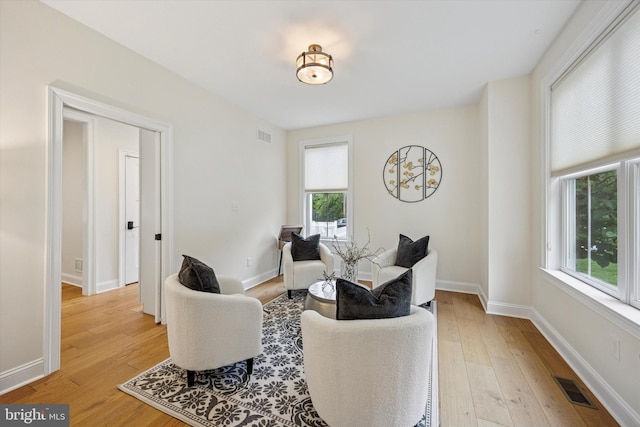 17 W Redman Ave, Haddonfield, NJ 08033 - sitting room with light wood-type flooring and baseboards