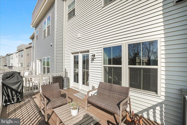 6034 Goshawk St, New Market, MD 21774 - deck with grilling area