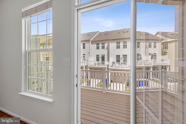 7583 Hearthside Way, Elkridge, MD 21075 - doorway to outside featuring baseboards