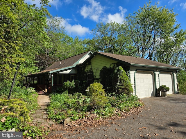3450 Middle Ridge Rd, Newport, PA 17074 - view of home's exterior featuring a garage and driveway