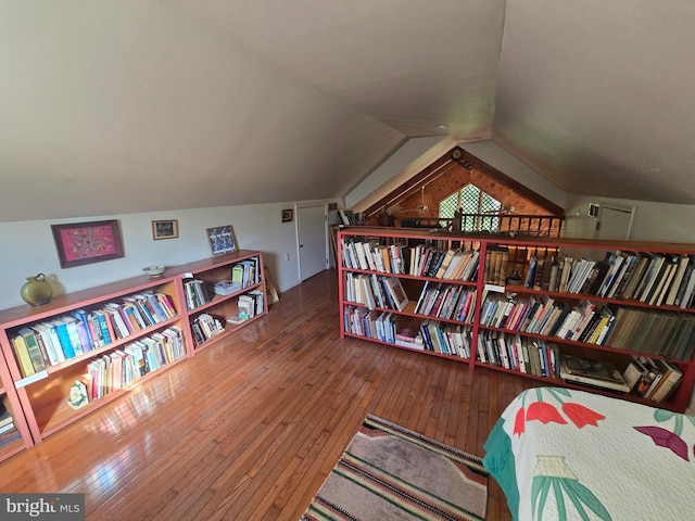 3450 Middle Ridge Rd, Newport, PA 17074 - sitting room featuring vaulted ceiling and hardwood / wood-style floors