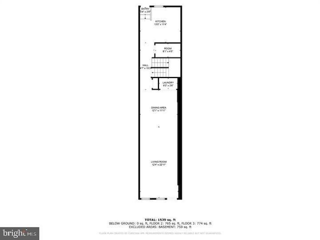 1224 James St, Baltimore, MD 21223 - property floor plan