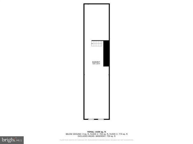1224 James St, Baltimore, MD 21223 - floor plan / room layout