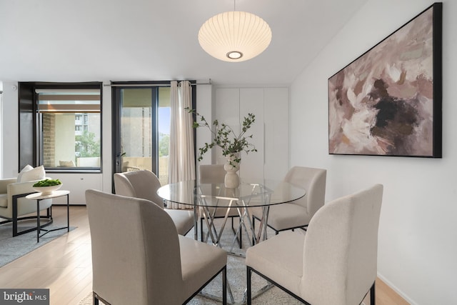 1250 4th St SW Unit W203, Washington, DC 20024 - dining space with light wood finished floors