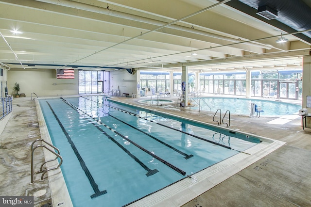 view of indoor community pool