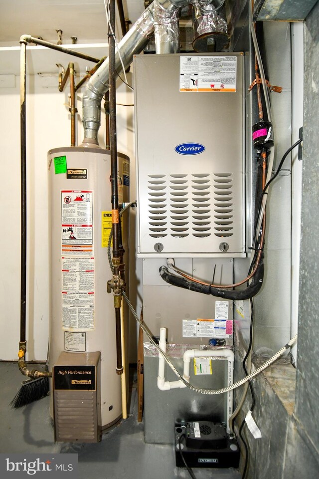 1210 Lindsay Rd, Oxon Hill, MD 20745 - utilities featuring gas water heater and heating unit