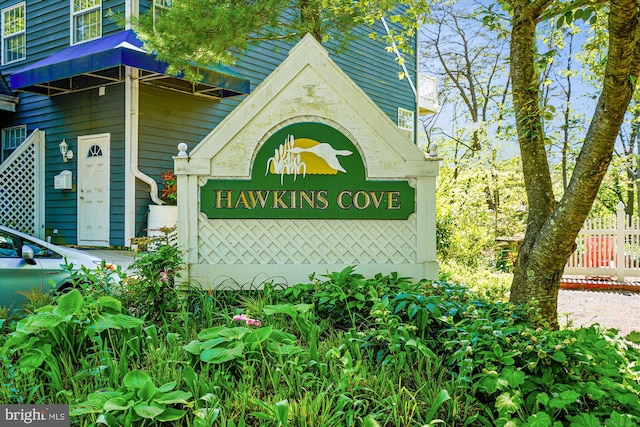 1233 Boucher Ave, Annapolis, MD 21403 - community / neighborhood sign featuring fence